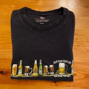 Vintage 90s Covington Beer Graphic Tee Medium